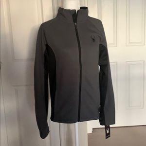 Men’s Spyder jacket gray and black
